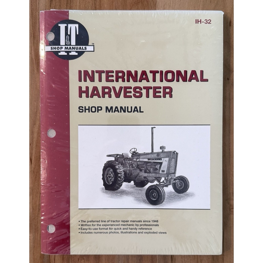 New/Sealed I&T Shop Service Manual IH-32 For International Harvester IH